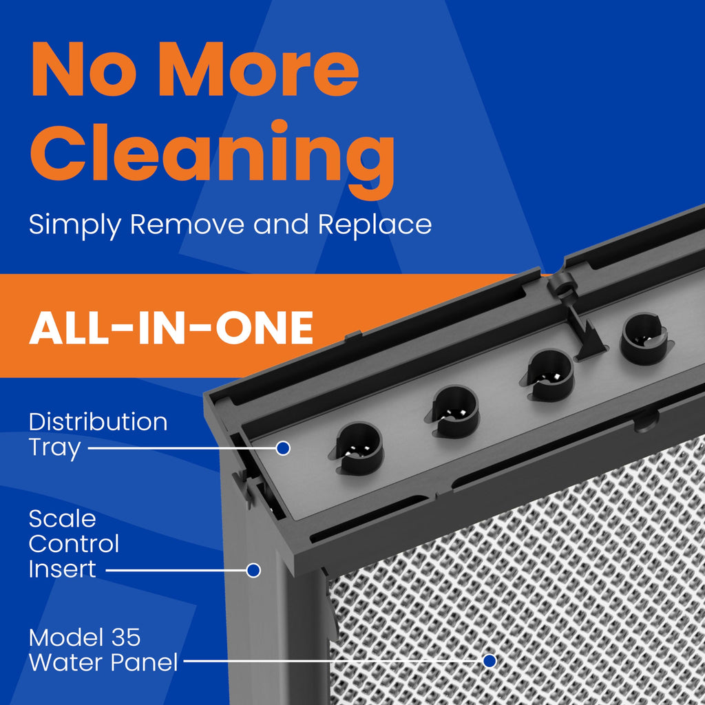 AprilAire 35 Water Panel Humidifier Filter Replacement for AprilAire Whole-House Humidifier Models 300, 350, 360, 560, 560A, 568, 600, 600A, 600M, 700, 700A, 700M, 760, 760A, 768 (Pack of 1)