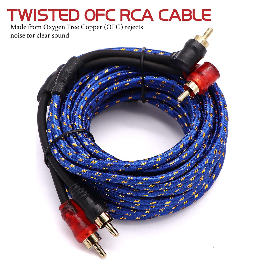 0 Gauge Amp Wiring Kit,3000 Watt Amplifier Sub Installation Kit Make Connections and Brings Power to Your Radio,Subwoofers and Speakers