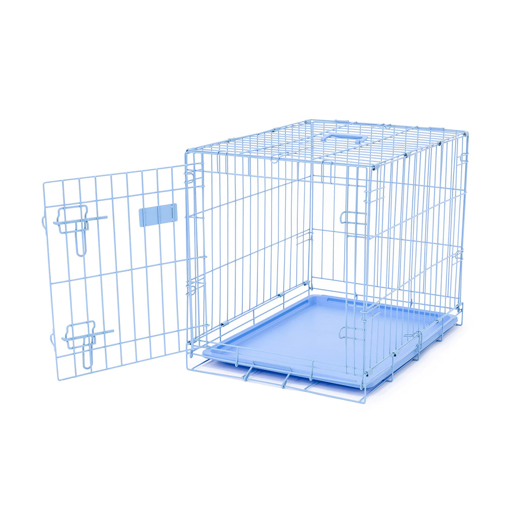 Carlson Secure and Compact Double Door Metal Dog Crate, Medium with Divider Panel