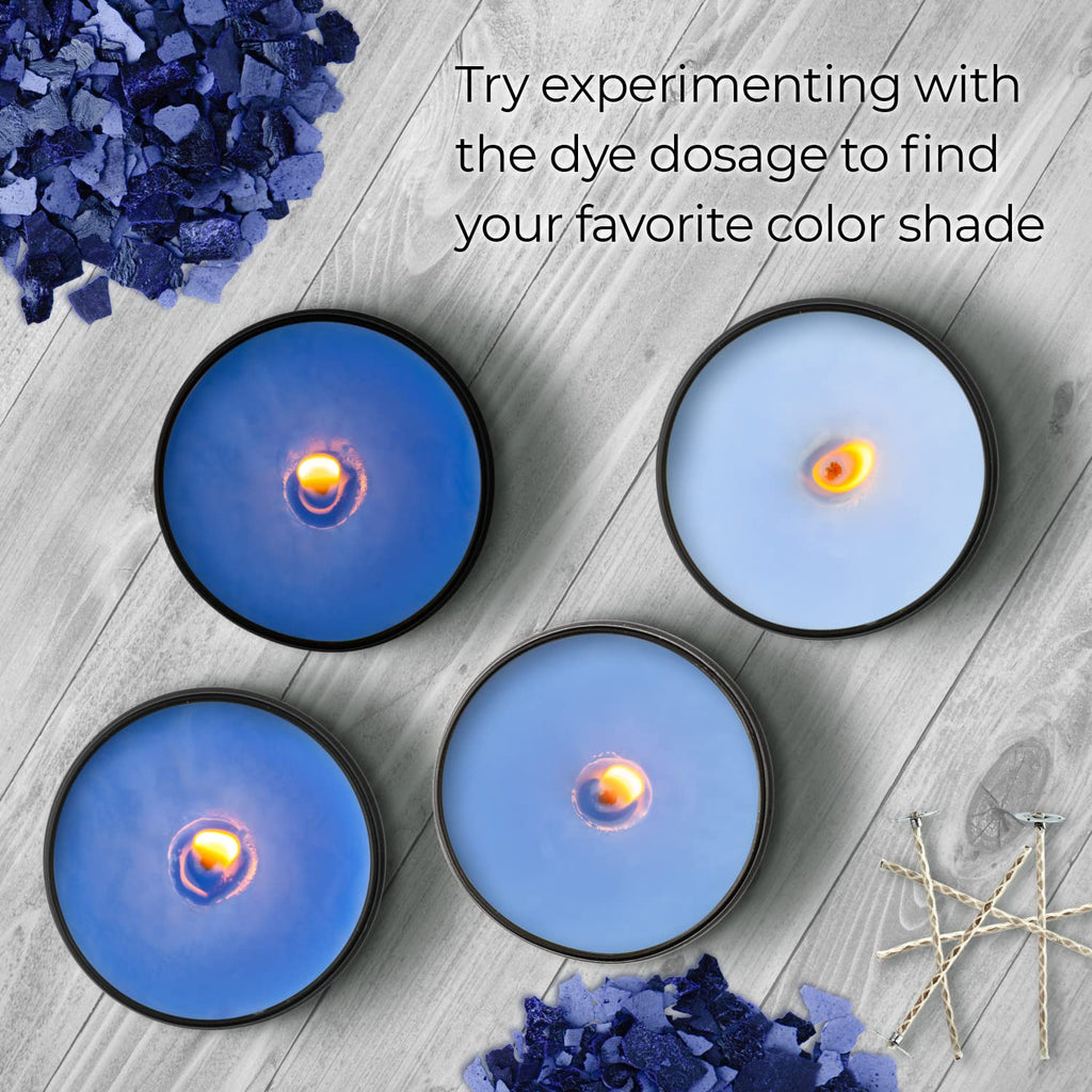 Liquid Candle Wax Dye for Soy Candle Making - 16 Popular Candle Dye Coloring Set - Premium Liquid Candle Wax Coloring - Highly Concentrated Candle Colors