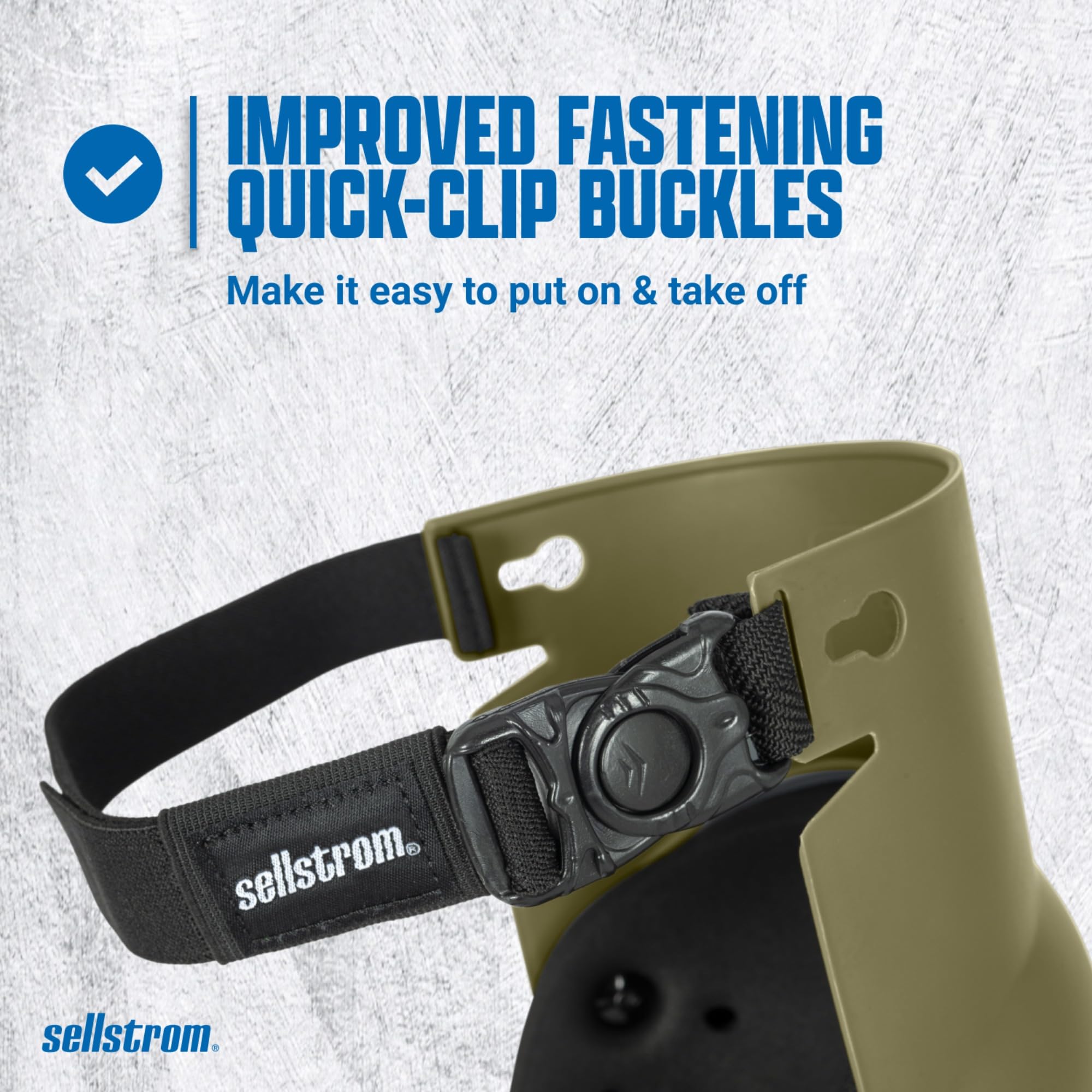 Sellstrom Rodilleras profesionales Ultra Flex III KneePro para hombres y mujeres con amortiguación de espuma de triple capa, carcasa exterior de servicio pesado, clips de velocidad - para trabajos de