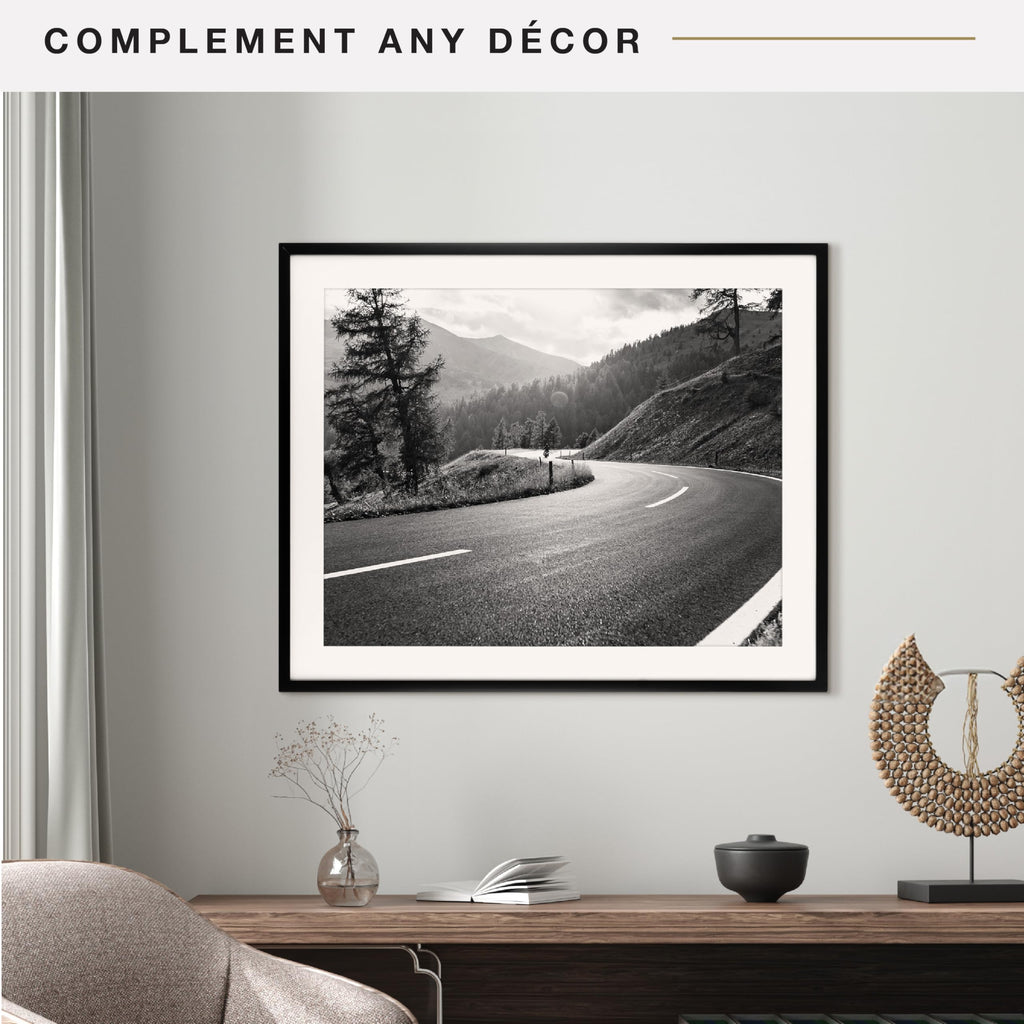 MCS Everline Collection 14x20 Matted Poster Frame with 11x17 Picture Display, Black Vertical & Horizontal Wall Hanging Large Frame for Photos, Posters & Art Prints (1-Pack)