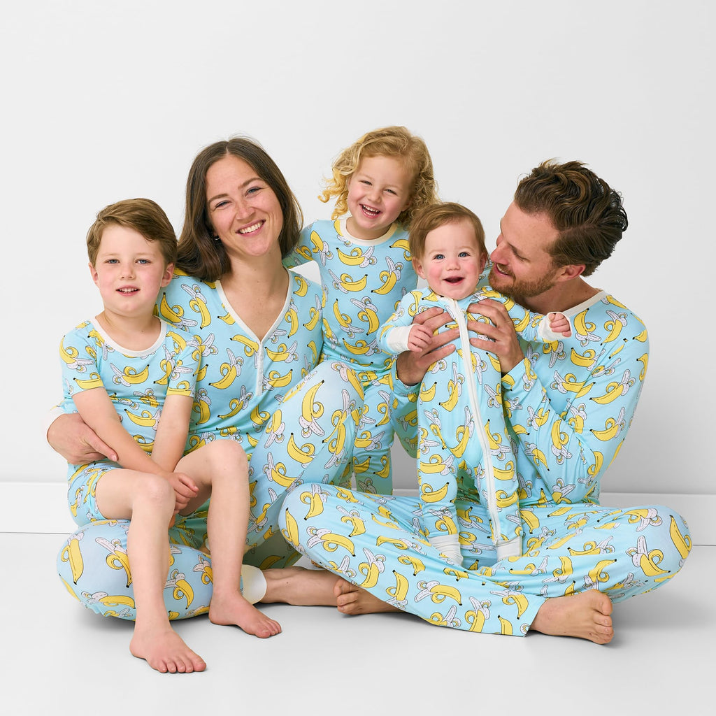 Little Sleepies Pajama Set w/Short Sleeve Shirt & Shorts, Viscose from Bamboo Toddler Pajamas, Girl & Boys Pajamas for Kids