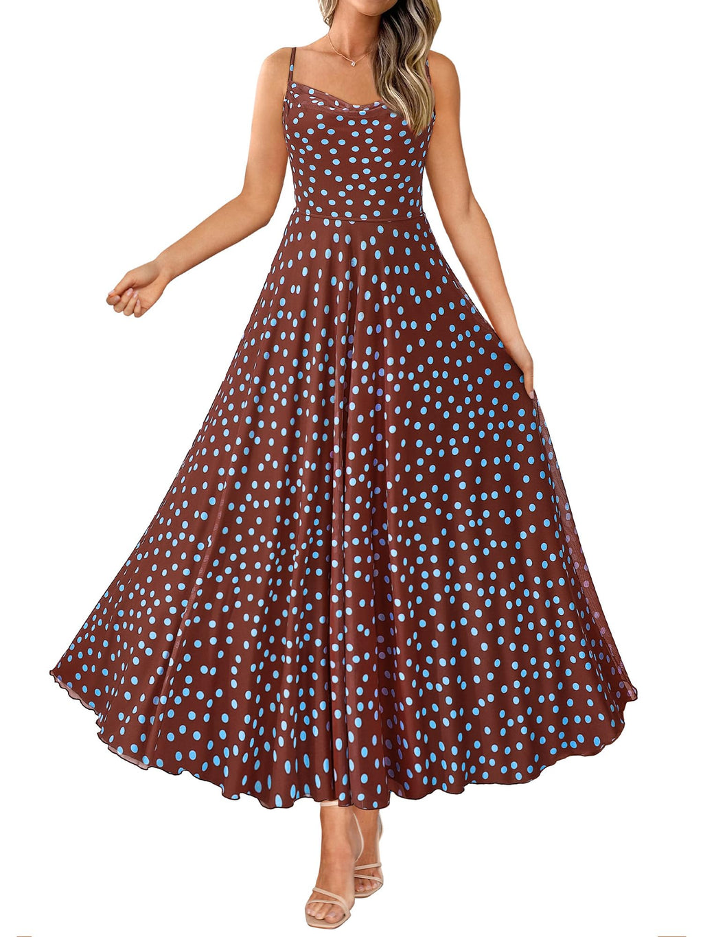 BTFBM Women Summer Floral Maxi Dresses Elegant Spaghetti Strap Dress Printed Party Dress Beach Long Dresses