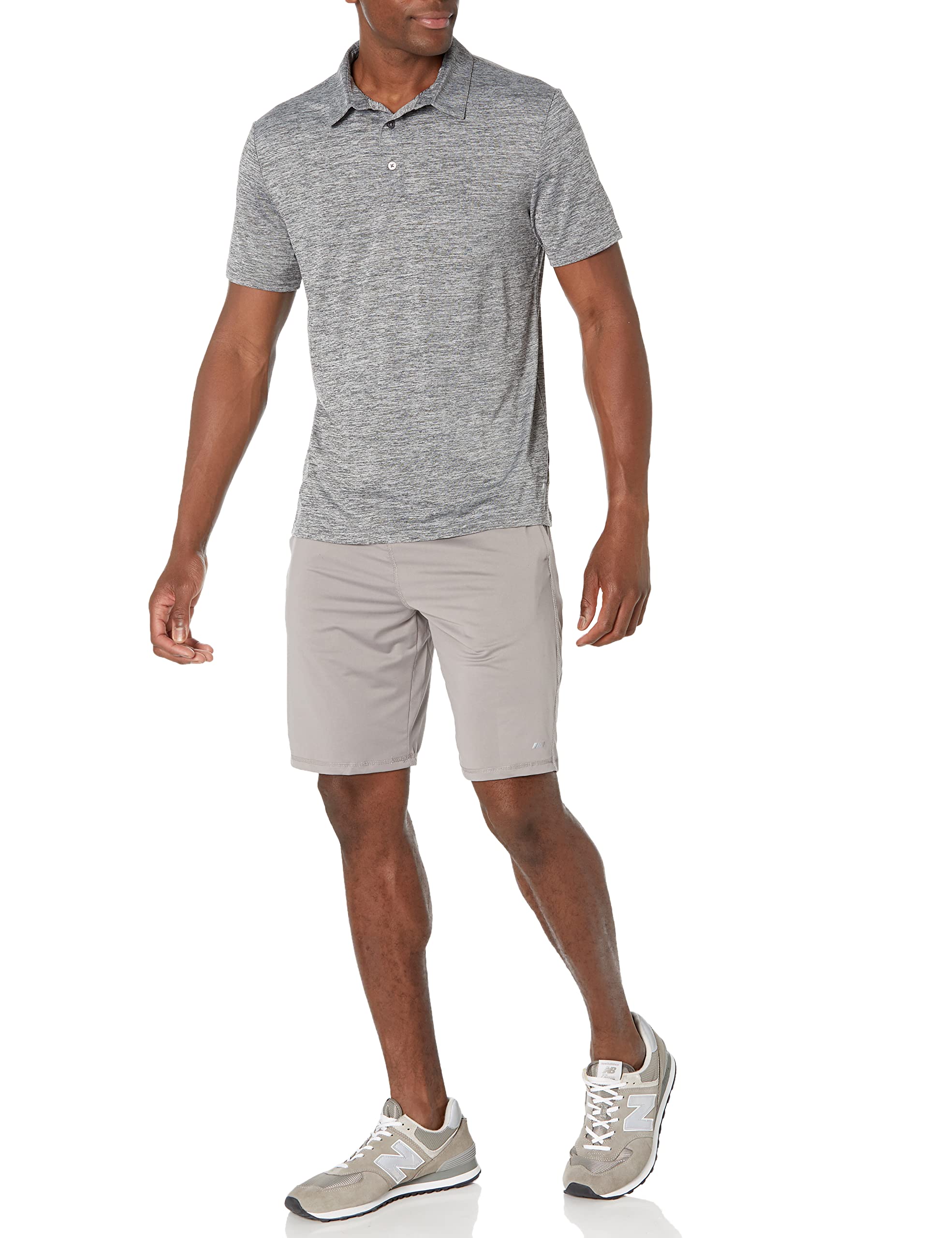 Amazon Essentials Men's Slim-Fit Quick-Dry Moisture Wicking Tech Stretch Short Sleeve Lightweight Golf Polo Shirt