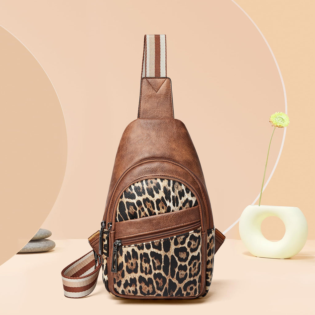 Sling Bag Crossbody Bags for Women Small Cross Body Bag Fanny Packs Chest Sling Purse for Daily Travel Leisure Sport