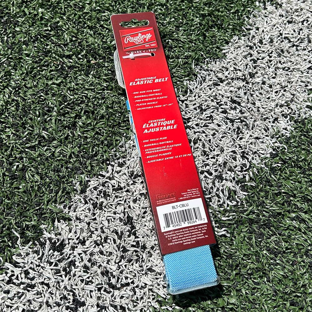 Rawlings | Elastic Game Day Belt | Baseball/Softball | Adult/Youth | Multiple Colors