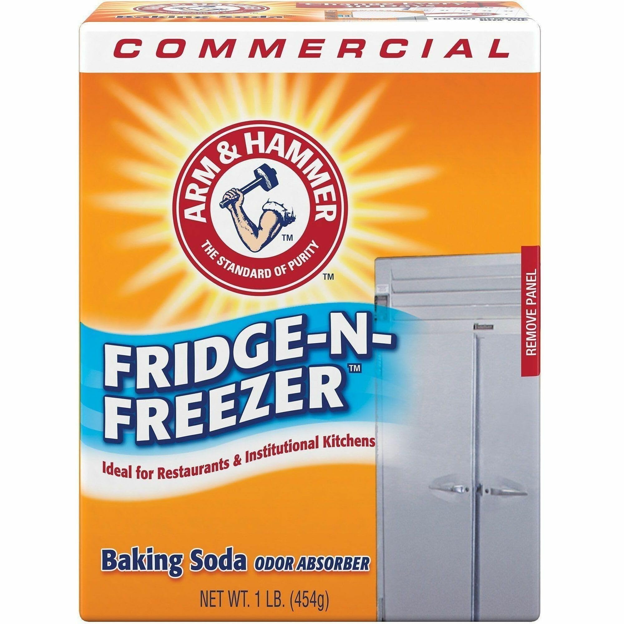 Arm & Hammer Fridge-N-Freezer Pack Baking Soda, Unscented, 16 Oz, Powder