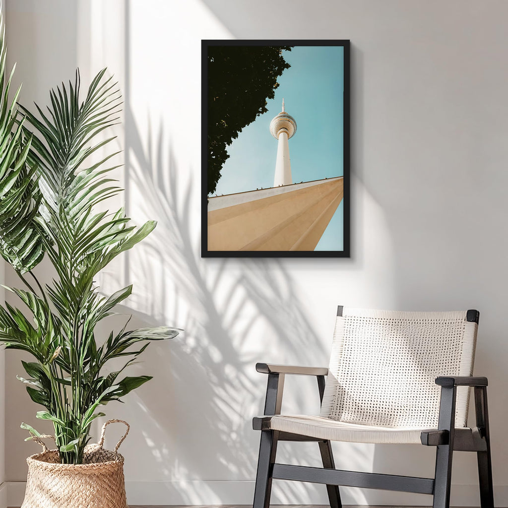 16x24 Black Frame 2 Pack, Engineered Wood for 24 x 16 in Poster | Horizontal or Vertical Wall Mounting, 24x16 Poster Frames for Gallery, Office, and Home Decor