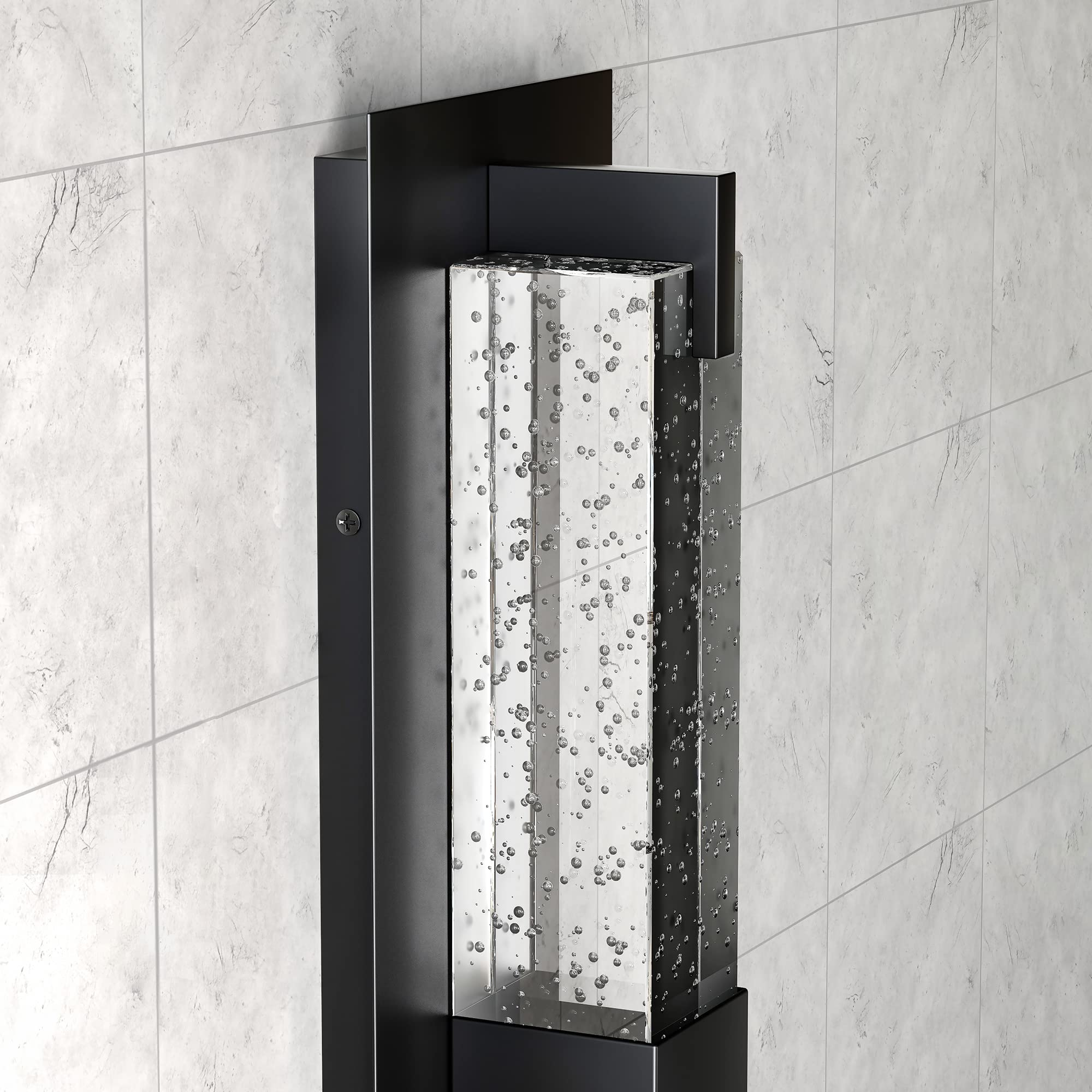 WOSHITU LED Wall Sconce Light: 11 Inch Gold Modern Sconces Wall Lighting 3000K Dimmable Crystal Wall Lamps Indoor Bathroom Sconce Wall Mount Light Fixtures for Living Room/Bedroom/Hallway