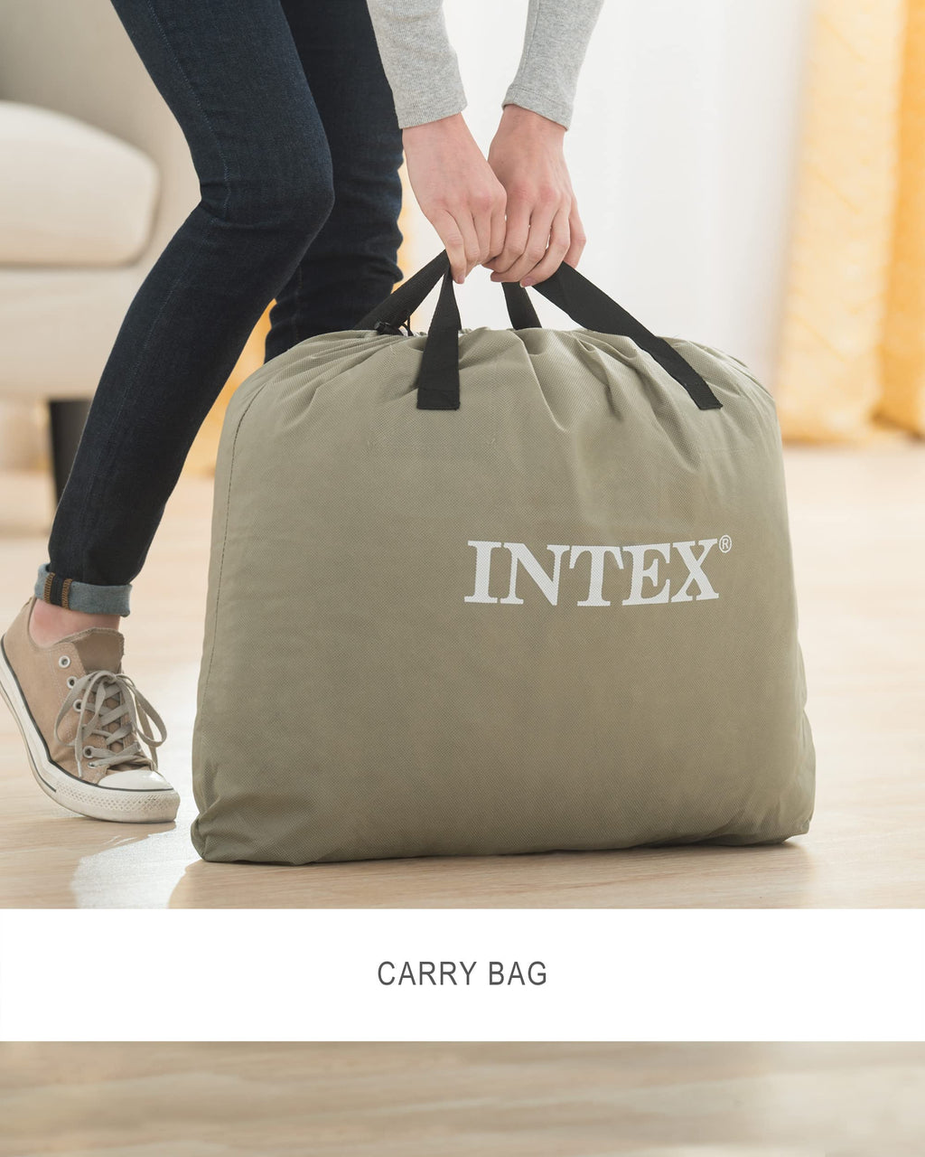 Intex Dura-Beam Deluxe Comfort Plush Elevated Airbed Series
