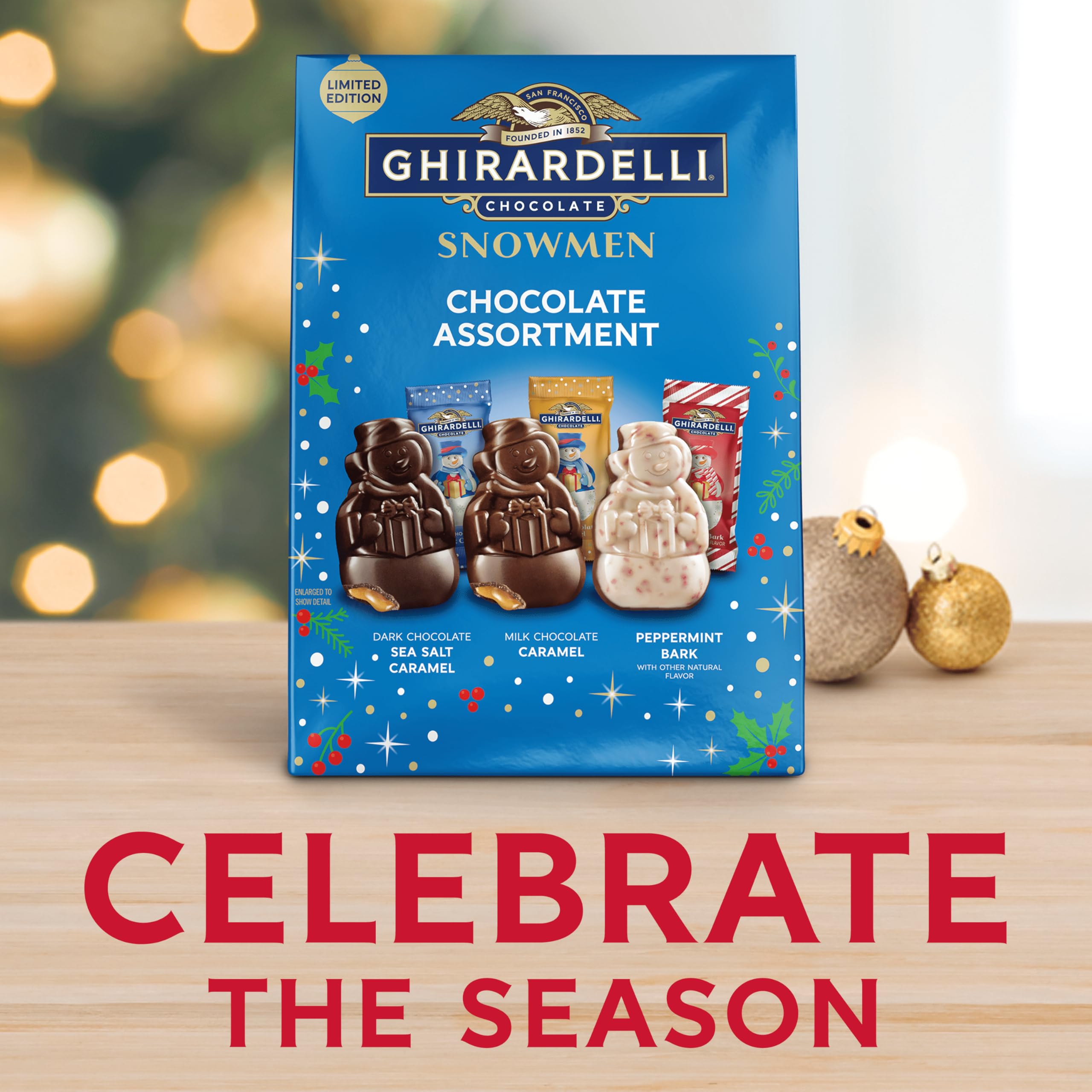 Ghirardelli Peppermint Bark Collection, Holiday Chocolate Assortment, Dark and White Chocolate with Peppermint, 10.4 oz