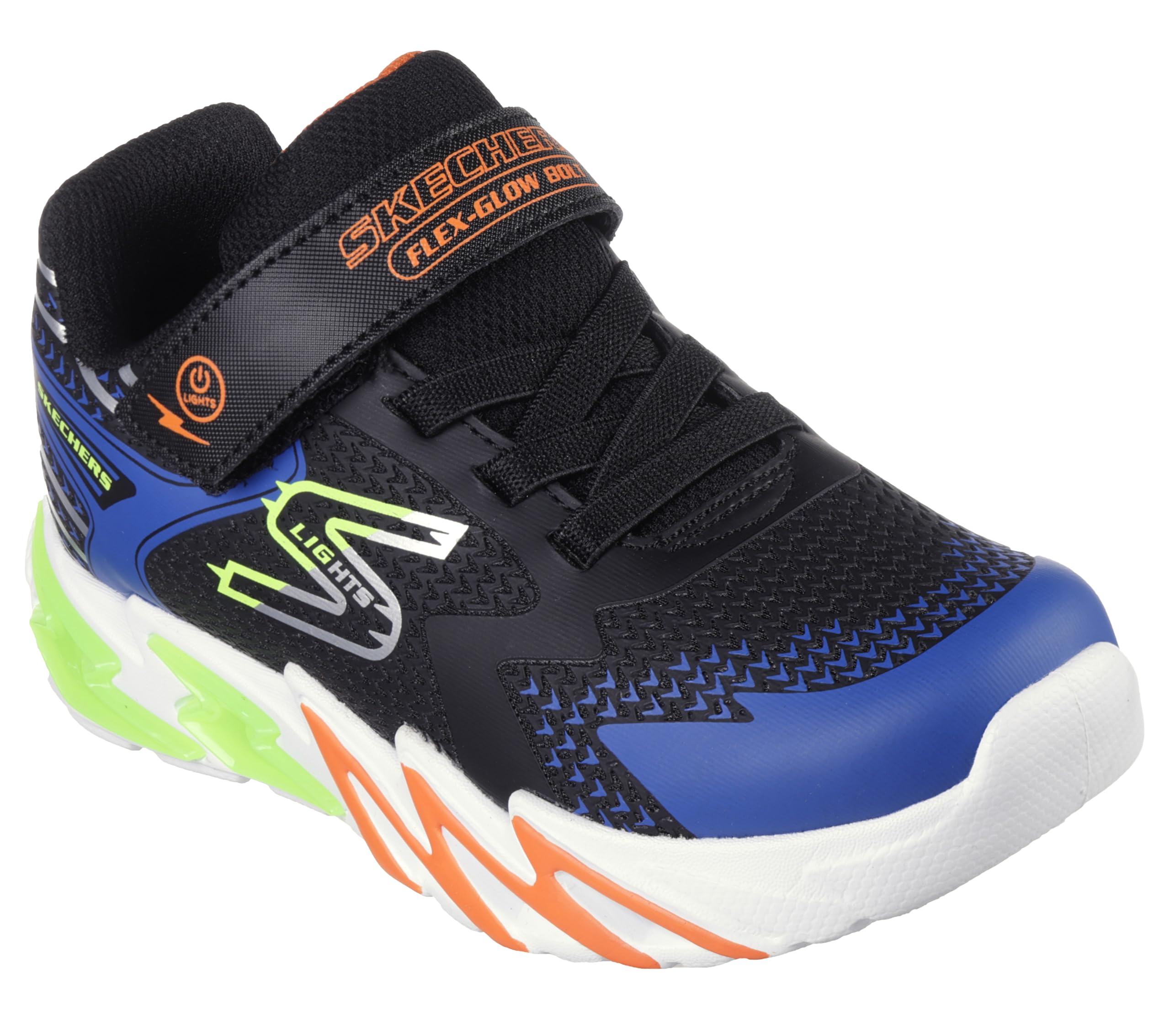 Skechers Unisex-Child Flex-Glow Bolt