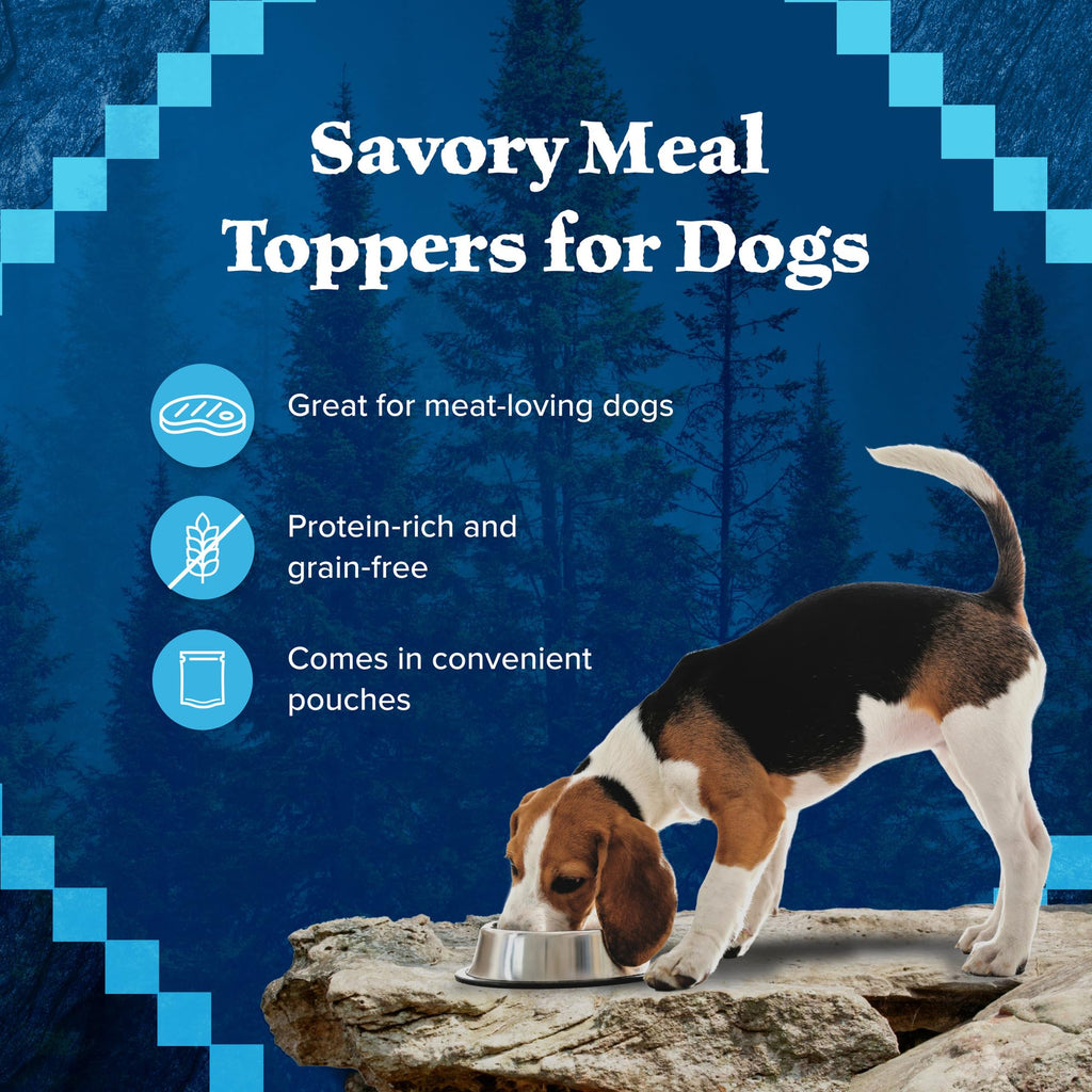 Blue Buffalo Wilderness Wild Cuts Trail Toppers Chunky Bites In Hearty Gravy - Beef - 3 Oz
