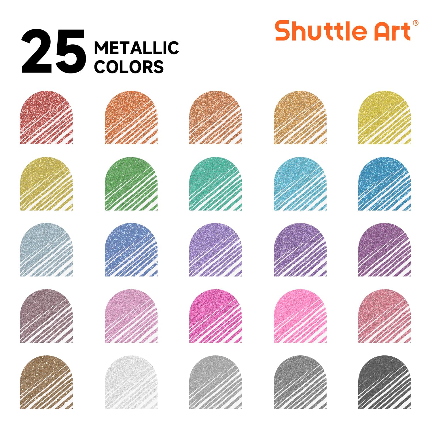 Shuttle Art Pastel Gel Pens, 24 Pastel Milky Colors Gel Pen for Black Paper, Adults Coloring Books Drawing Doodling Crafts Scrapbooking Journaling