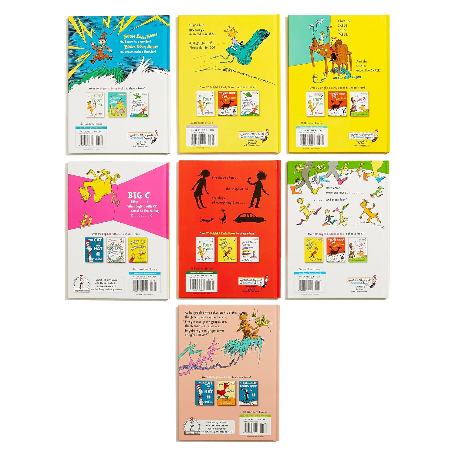 Dr. Seuss's Ultimate Beginning Reader Boxed Set Collection: Includes 16 Beginner Books and Bright & Early Books