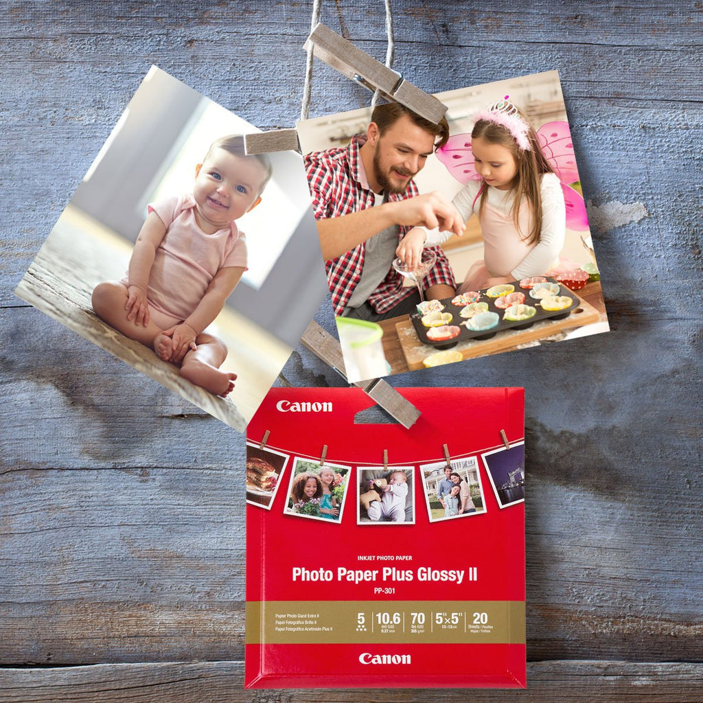 Canon Glossy Photo Paper Plus II, 4"x6"(50 Sheets)