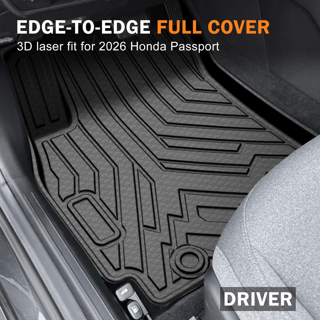 KUST Floor Mats & Trunk Cargo Mat for Toyota RAV4 2019-2025, All Weather Rear Trunk Cargo Liner for RAV4 Accessories TPE Rubber Raised Edge 4PCS