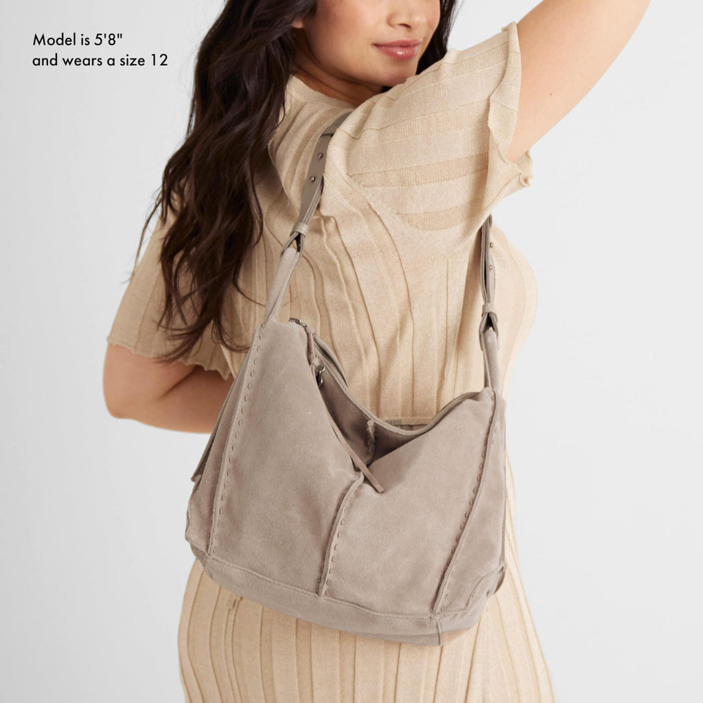 The Sak Los Feliz Hobo Purse - Premium Large Leather Women's Handbag for Everyday & Travel - Durable Purse With Zipper Pocket