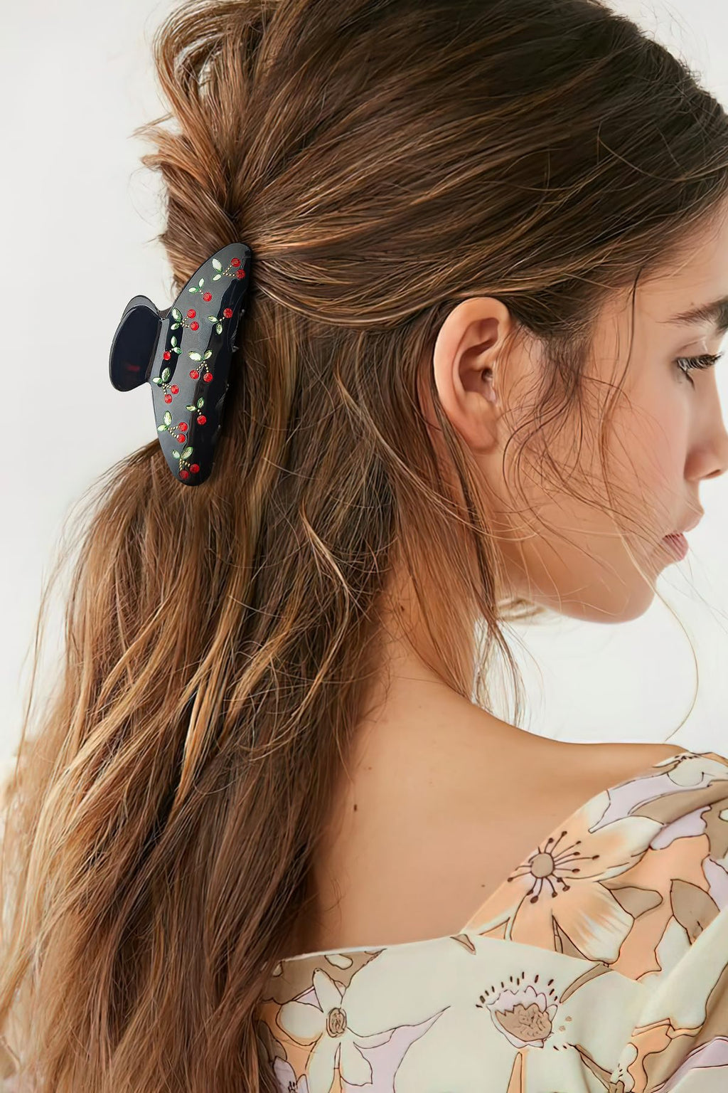 LILIE&WHITE Tortoise Claw Clips For Women - Strong Thick Hair Styling Accessories With Claws For Styling 1PC