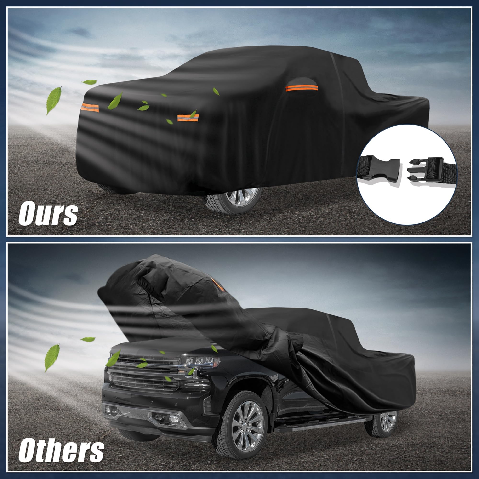 X AUTOHAUX Car Cover for Mini Cooper 2DR 2002-2021 210D-PU Outdoor Full Car Cover All Weather with Door Zipper
