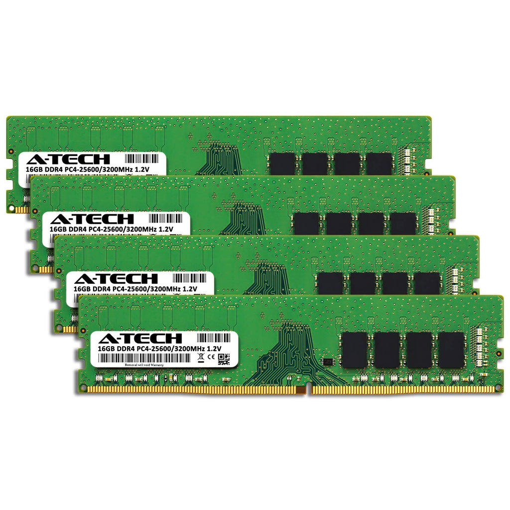 A-Tech 8GB DDR4 3200 MHz UDIMM PC4-25600 (PC4-3200AA) CL22 DIMM Non-ECC Desktop RAM Memory Module
