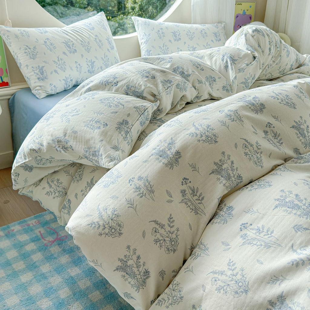 Pink Flower Duvet Cover Twin Chic Floral Print Ruffle Duvet Cover Cotton Lace Comforter Cover Country Style Floral Bedding Set Romantic Ruffle Comforter Cover Flower Bedding Cover with 2 Pillowcases