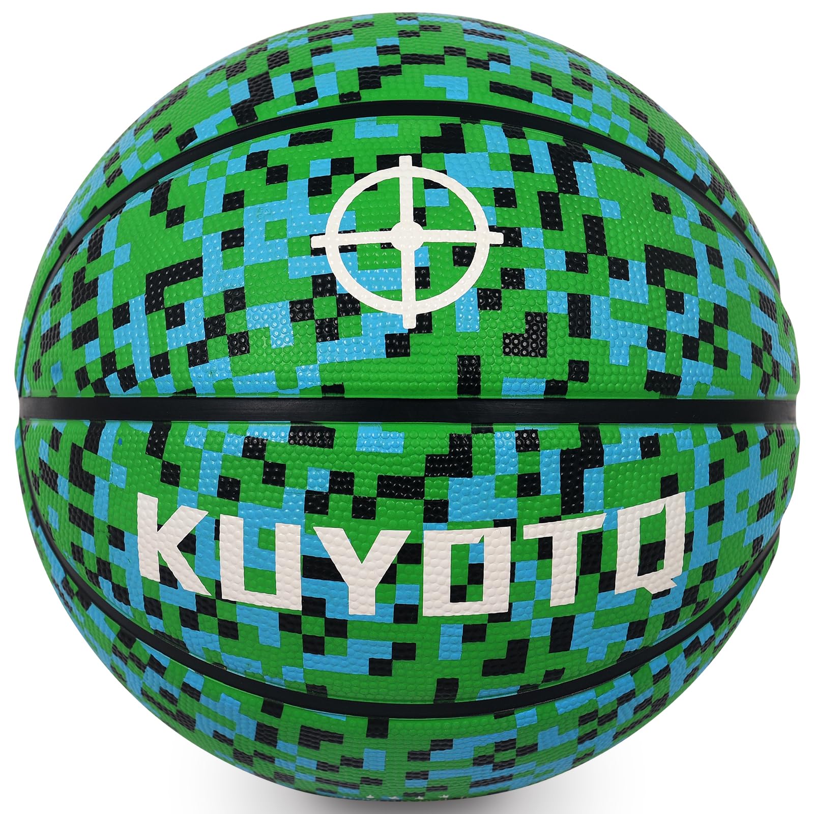 KUYOTQ Kids Youth Adult Size 3/4/5/6/7 (22/25.5/27.5/28.5/29.5") Basketball Premium Rubber or Faux Leather Basketball Indoor Outdoor Basketball for Boys Girls Womens Mens Basketball Gifts (Deflated)