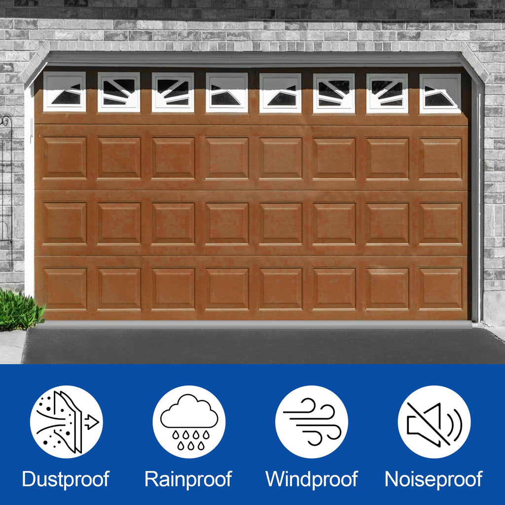 ToLanbbt 8.2FT Garage Door Seals Bottom Rubber 0.19" P Bulb Bottom Weather Seal, Weatherproof Replacement Weather Stripping Compatible with Overhead Door (8.2 FT, Gray)