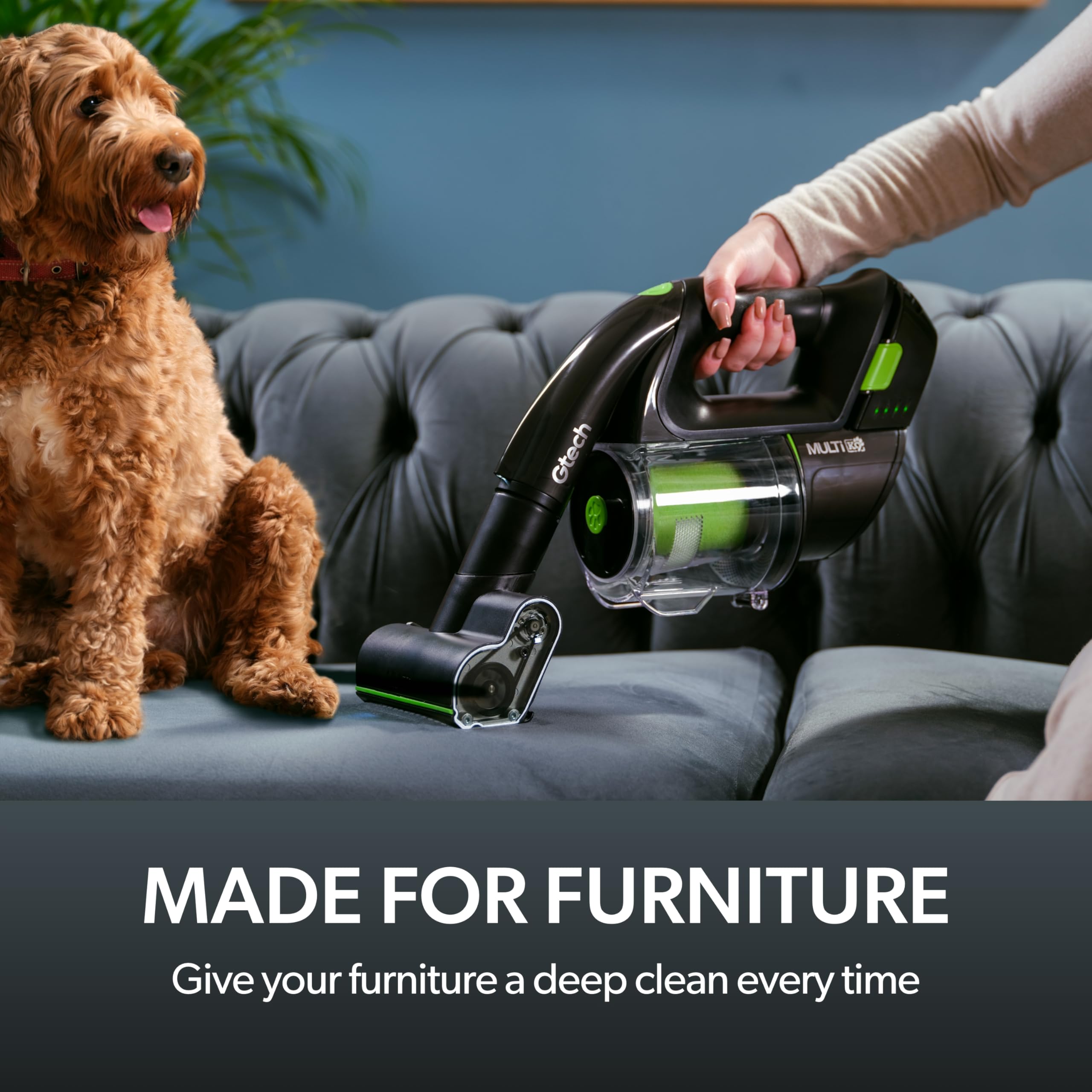 Gtech System Platinum Bundle Vacuum Cleaner Bundle - Includes the AirRam Platinum Upright and the Multi Platinum Handheld - Rechargeable 22V Lithium Ion Battery - Anti-Hair Wrap