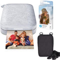 HP Sprocket Portable 2x3 Instant Photo Printer (Luna Pearl) Zink Paper Bundle
