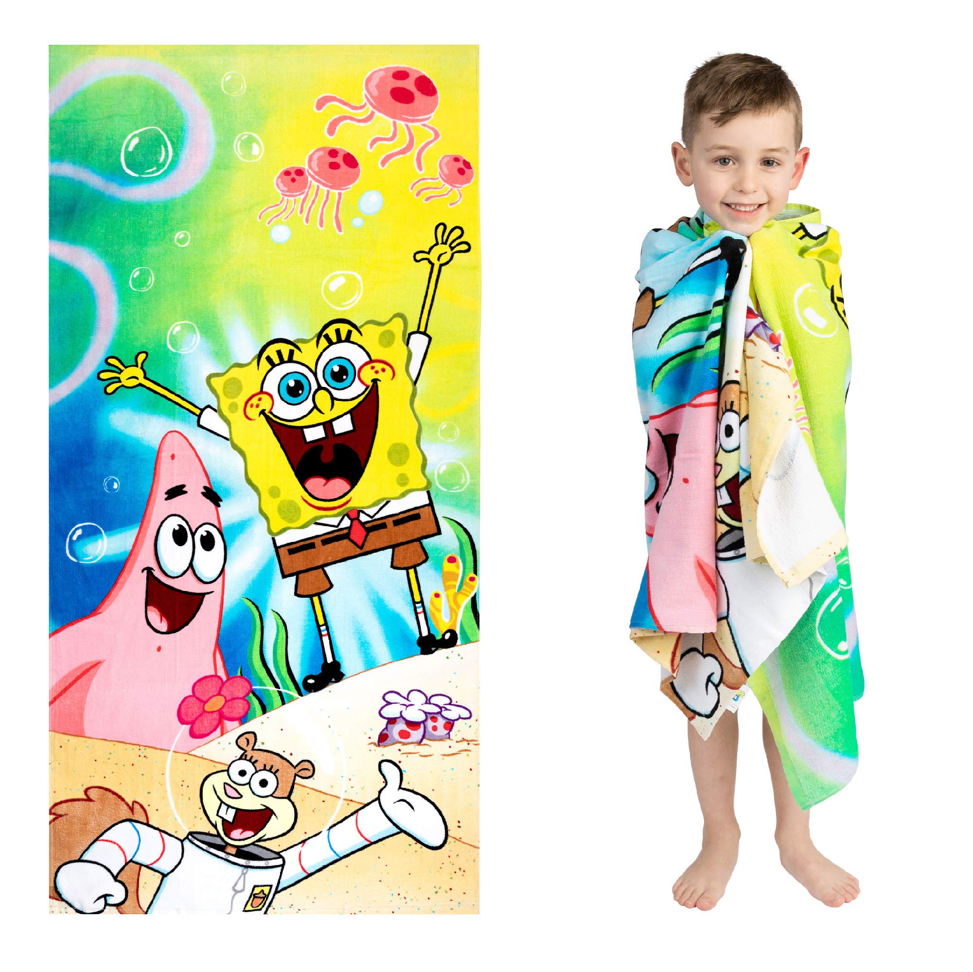 Barney Classic Kids Super Soft Cotton Bath/Pool/Beach Towel, 58 in x 28 in, (Offical Licensed Product) By Franco