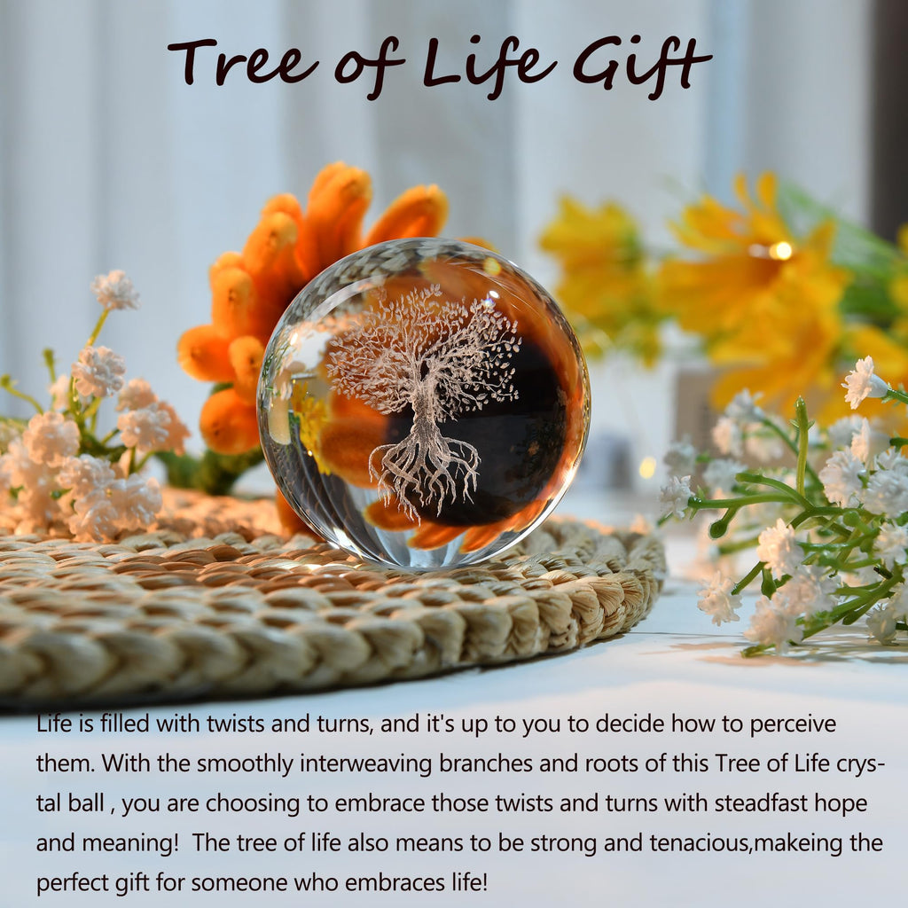 IFOLAINA Butterfly Crystal Ball Gifts Ideas for Girlfriend Wife Mom Couple Her Bithday Mothers Day 3D Butterfly on Sunflower Night Light Decorative Globes Room Decor