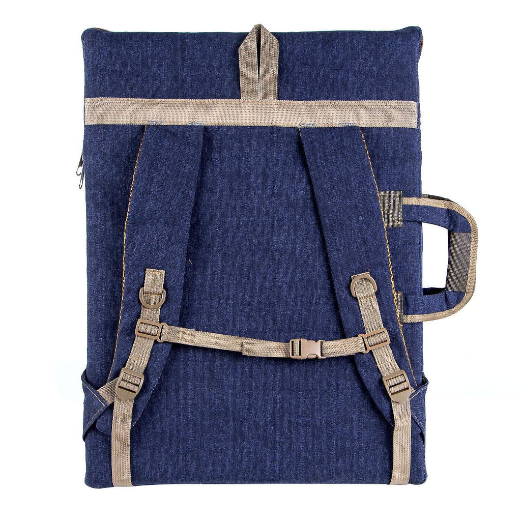 TRANSON Art Portfolio Case Artist Backpack Canvas Bag Large 26” x 19.5”