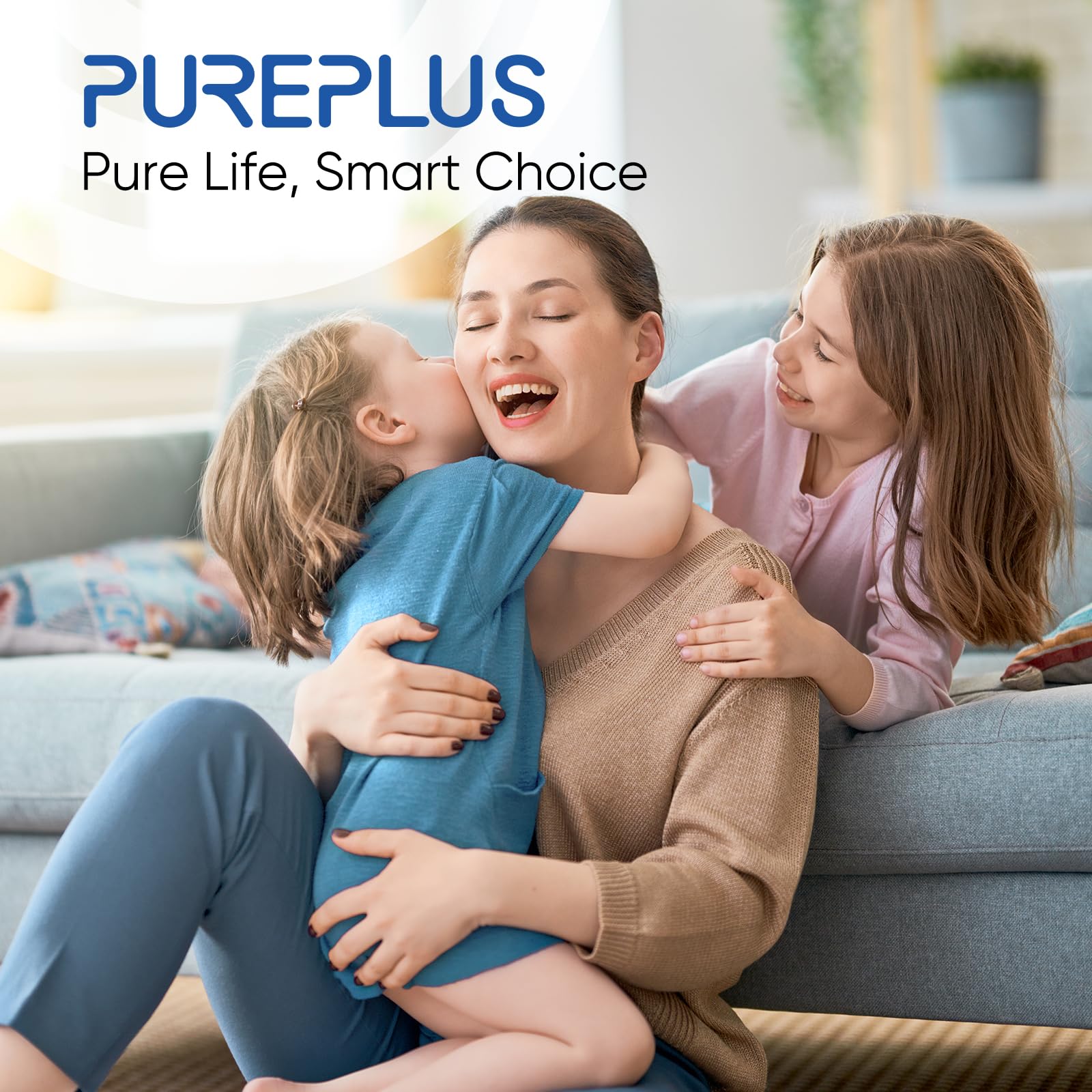PUREPLUS 5 Micron 20"x4.5" Whole House Water Filter Cartridge Combo Kit with Sediment and Activated Carbon Block Filter - Replacement for FPMB5-20, AP810-2, FC25B, EPM-20BB, 2 PACK
