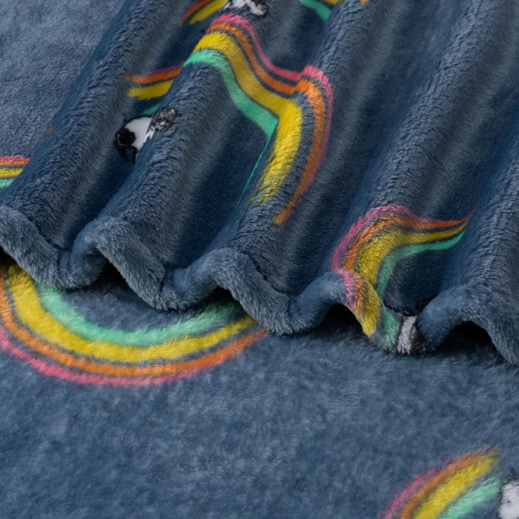 Berkshire Blanket VelvetLoft® Luxury Soft Polyester Throw Blanket, Don’t Let The Pigeon Drive The Bus, 50 x 70in(Official Mo Willems® Product)