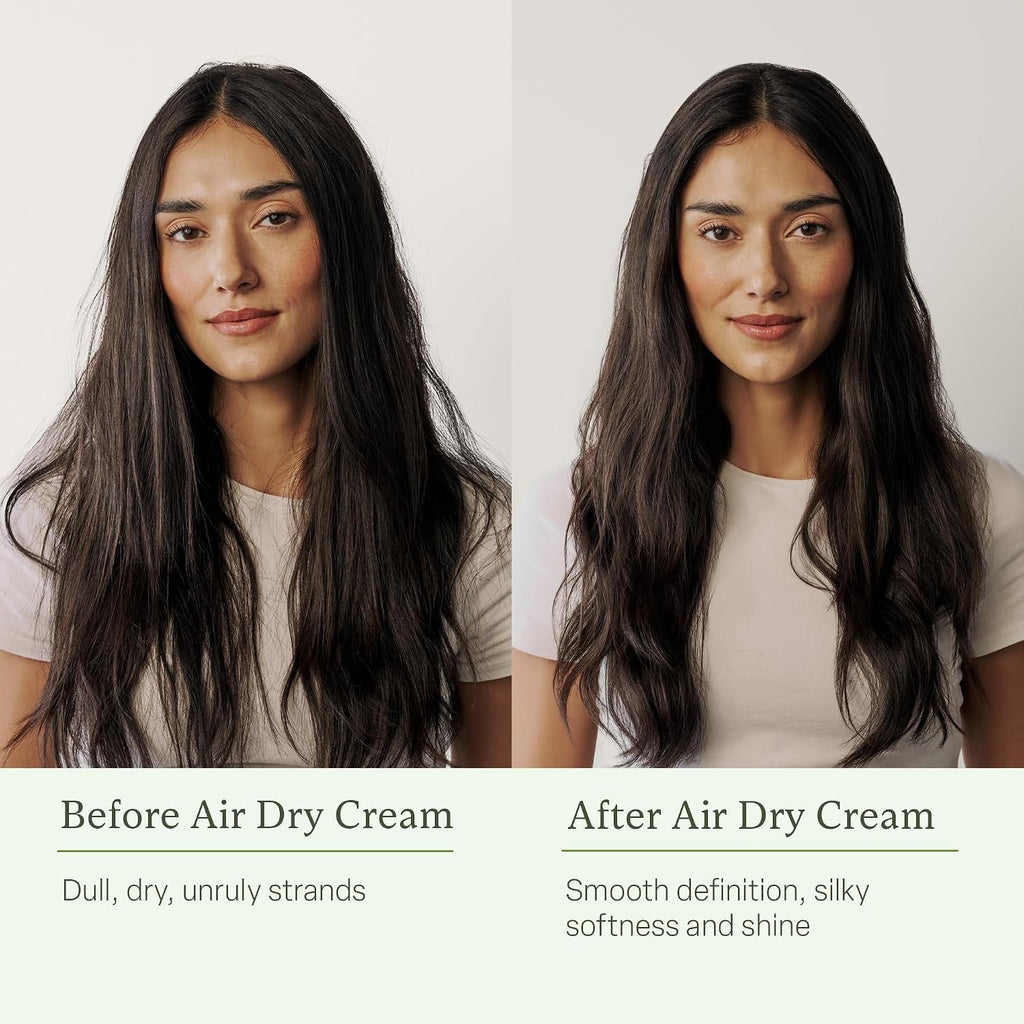 Divi Air Dry Styling Cream for Curly, Wavy & Frizzy Hair, Smooths, De-Frizzes, & Defines Strands for Up to 24 Hours, Adds Major Softness, Shine & Natural Style, 4 Oz