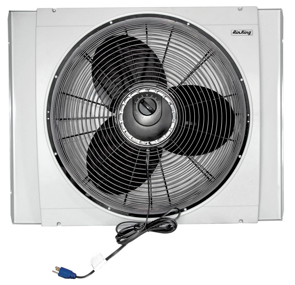 Air King 9166F 20" Whole House Window Fan , Gray