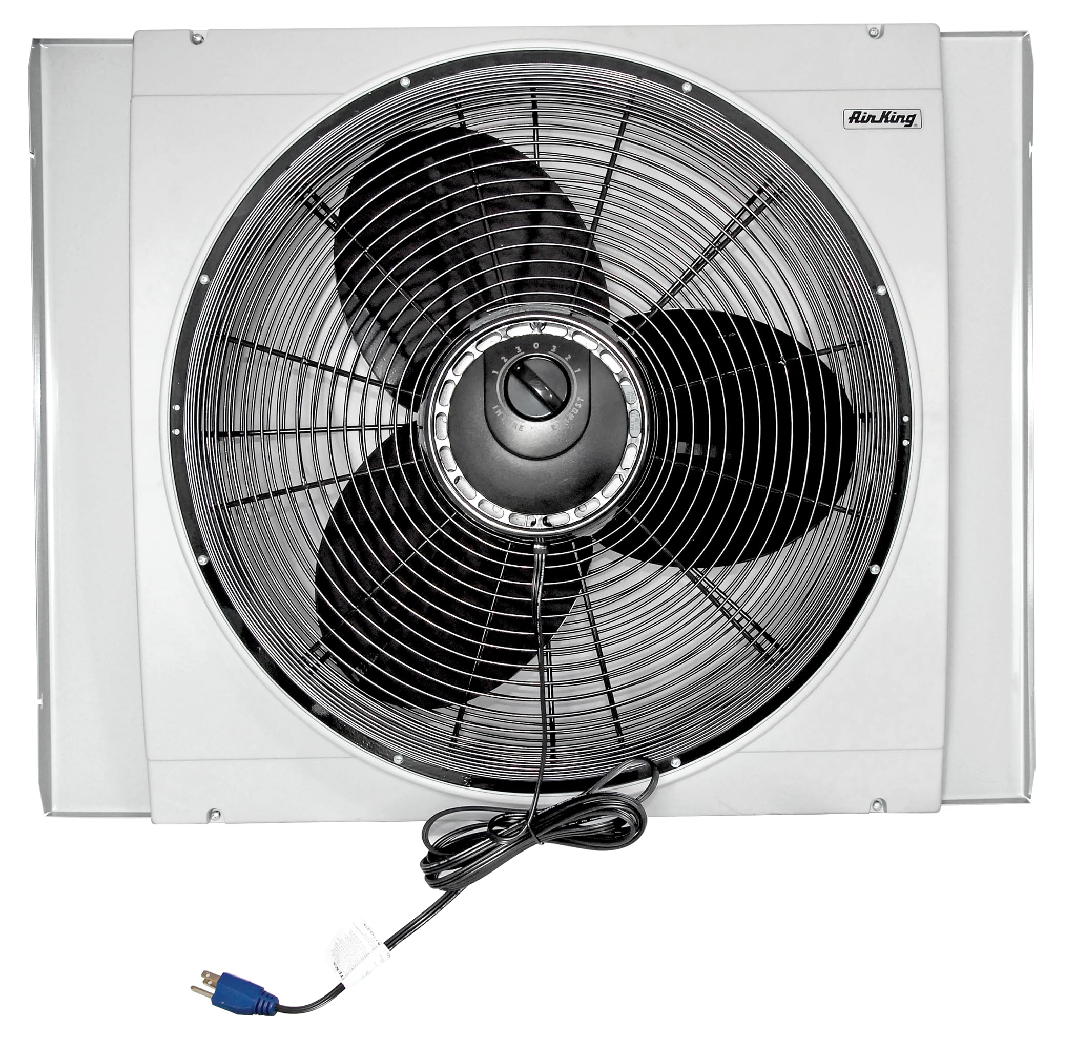 Air King 9166F 20" Whole House Window Fan , Gray
