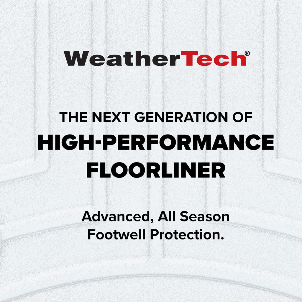 WeatherTech FloorLiner HP Custom Fit Floor Mats for Chevrolet Silverado 2500HD/3500HD, Silverado 1500 LTD, Sierra 1500 Limited - 1st & 2nd Row (441436-1-2IM), Black