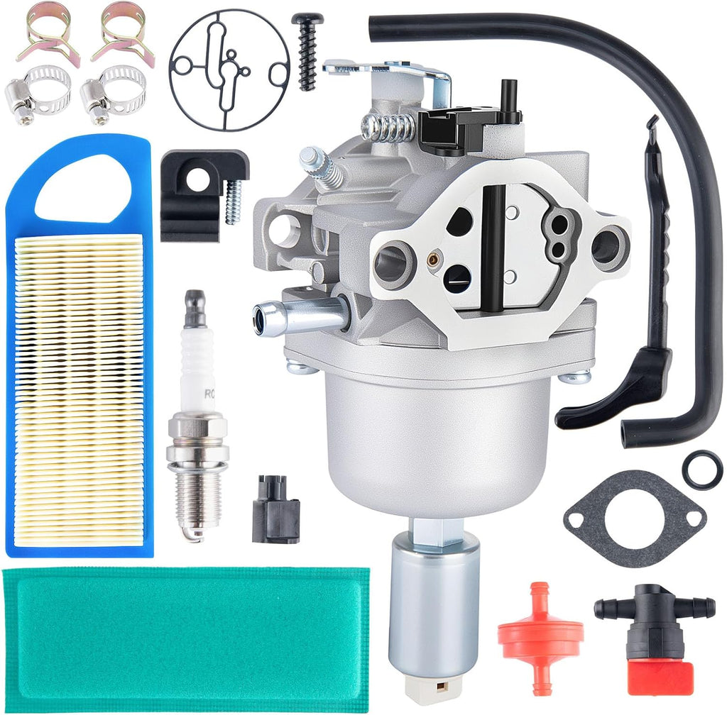 799727 Carburetor Compatible with Briggs & Stratton 799727 698620 794572 14HP 15HP 16HP 17HP 17.5 HP 18HP Intek Engines Lawn Tractor Mower Nikki Carb,with Air Filter kit