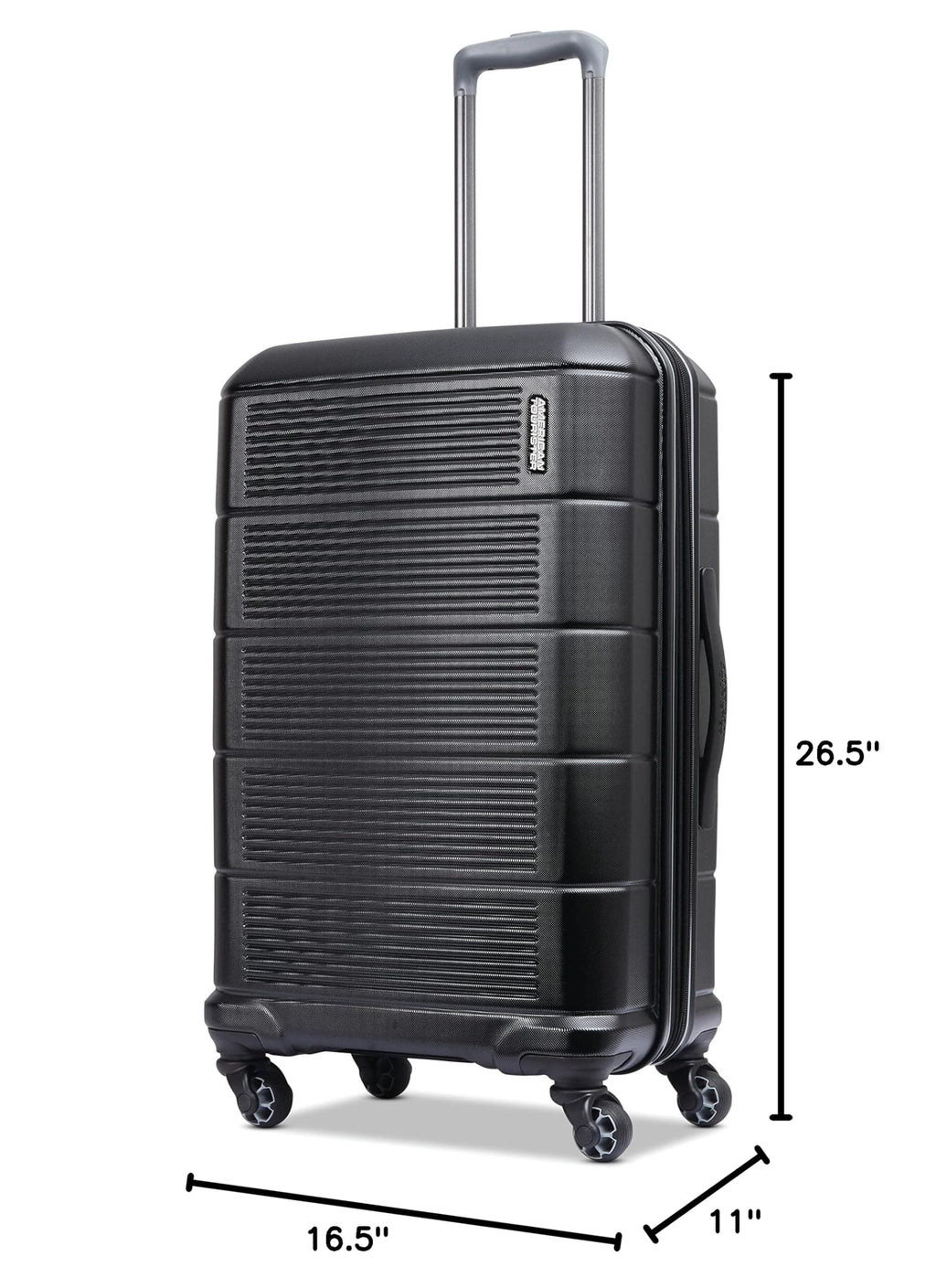American Tourister Stratum 2.0 Expandable Hardside Luggage with Spinner Wheels, 2-Piece Set 20/28, Blue