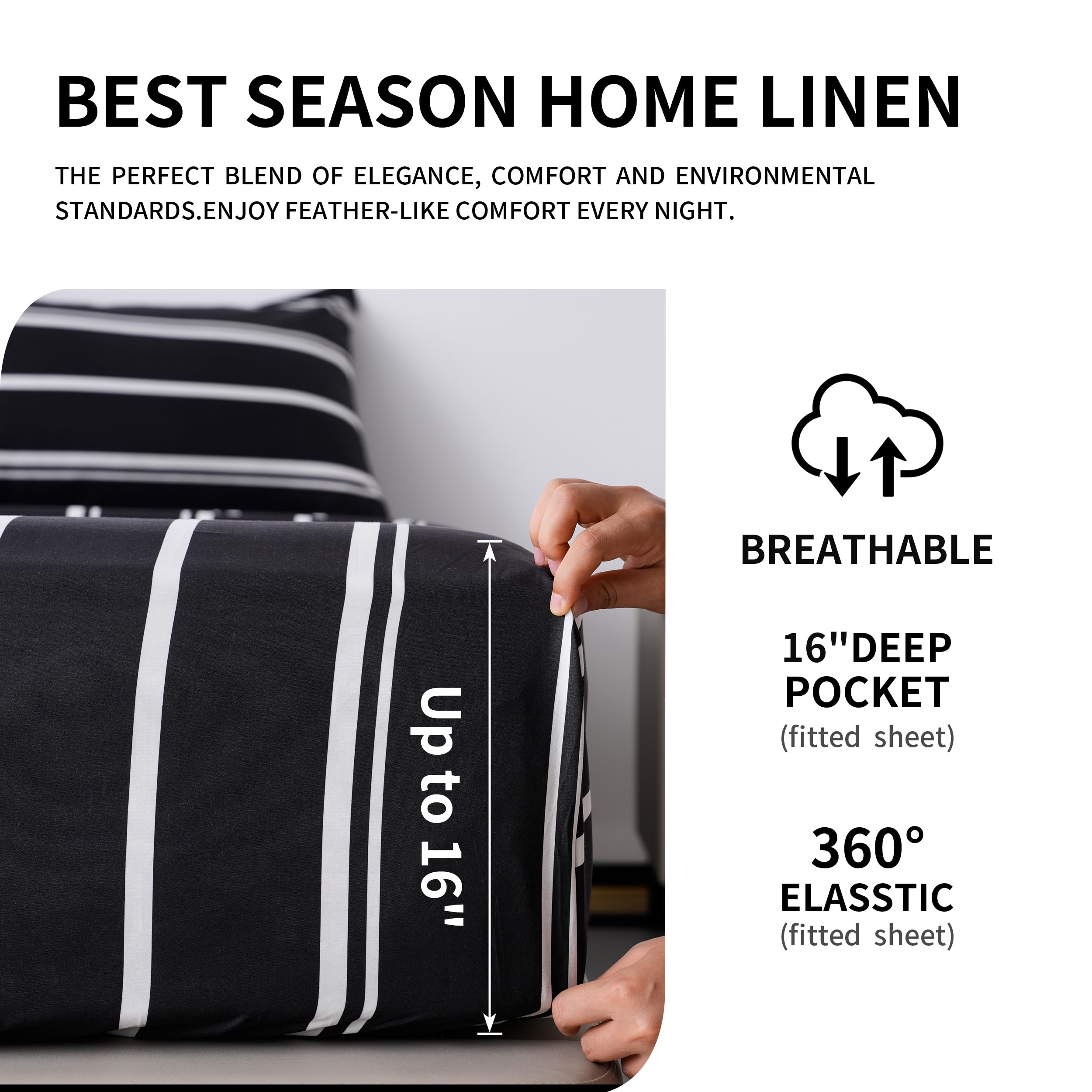 Best Season Bed Sheet Set - 1 Flat Sheet,1 Fitted Sheet and 1 Pillow Cases, Extra Soft Luxury Bedding Set,Deep Pockets,Wrinkle,Fade Resistant - Hypoallergenic- 3 Piece (Twin,Baby Blue)