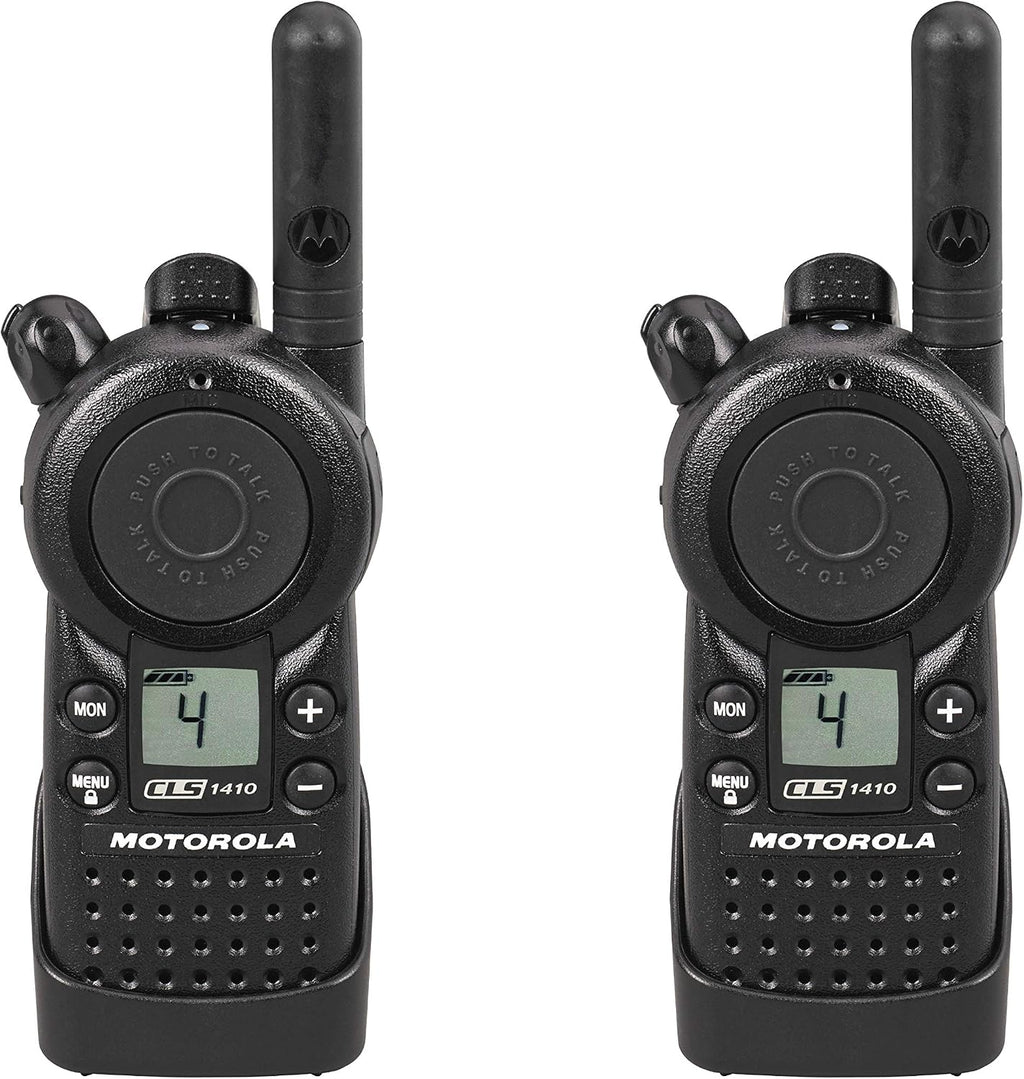 Motorola Professional CLS1410 5-Mile 4-Channel UHF Two-Way Radio (Two Count)