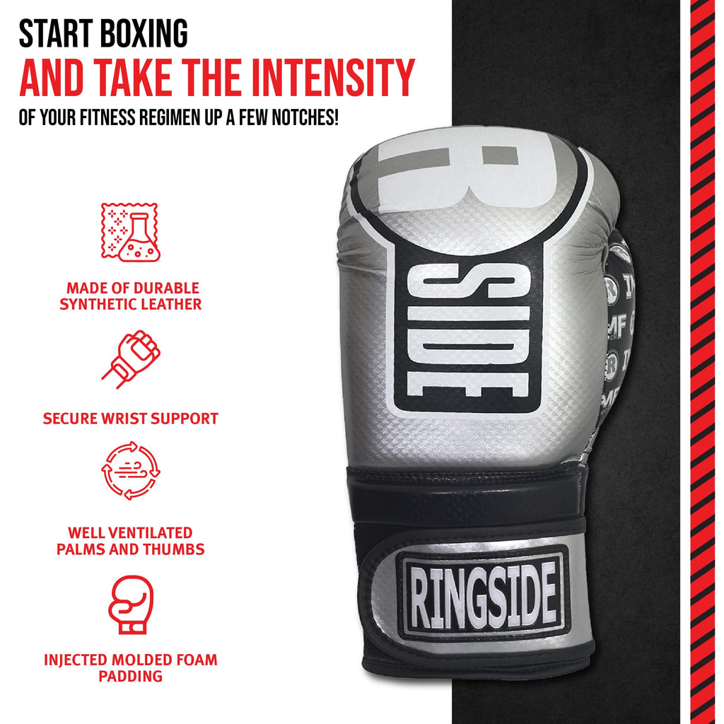Ringside Apex Bag Gloves, IMF-Tech Boxing Gloves with Secure Wrist Support, Synthetic Boxing Gloves for Men and Women
