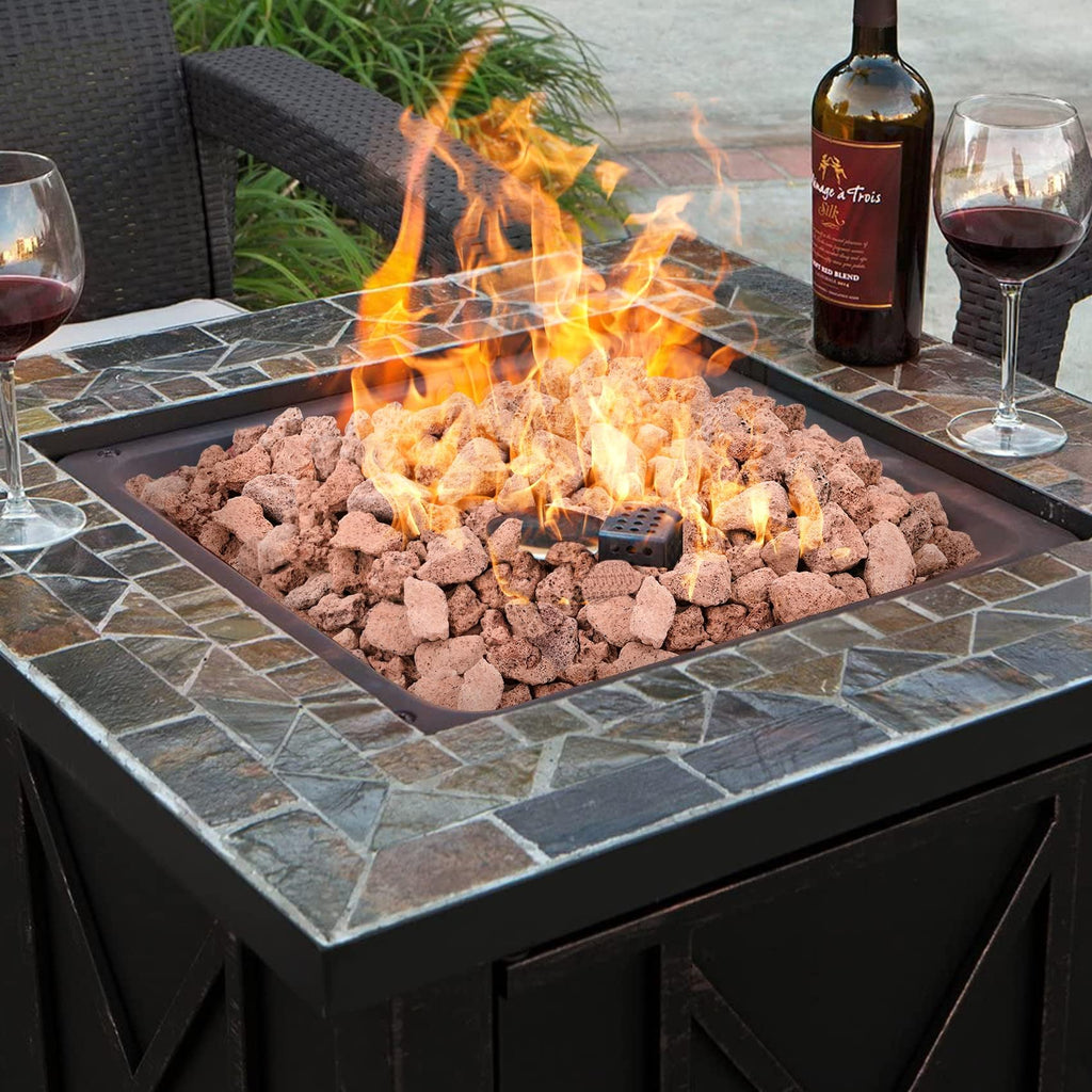 Mr. Fireglass 10 Pounds Black Natural Lava Rock for Indoor Outdoor Gas Fire Pits Fireplaces & Barbecue Grills | Volcanic Lava Stones for Decorating Garden Landscaping, Potted Plants, 0.2"-0.3"