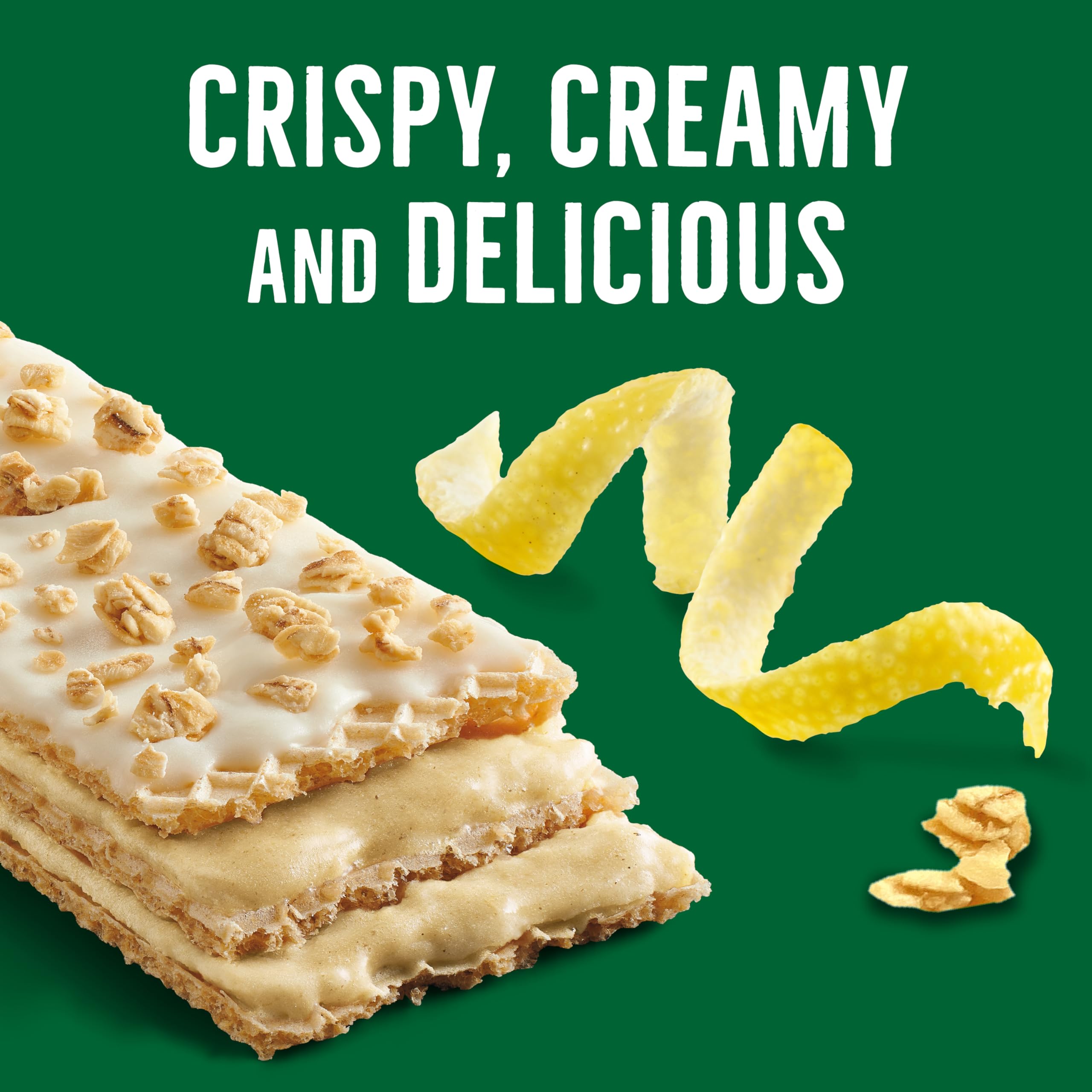 Nature Valley Crispy Creamy Wafer Bars, Blueberry, Whole Grain, 5 Bars, 6.5 oz