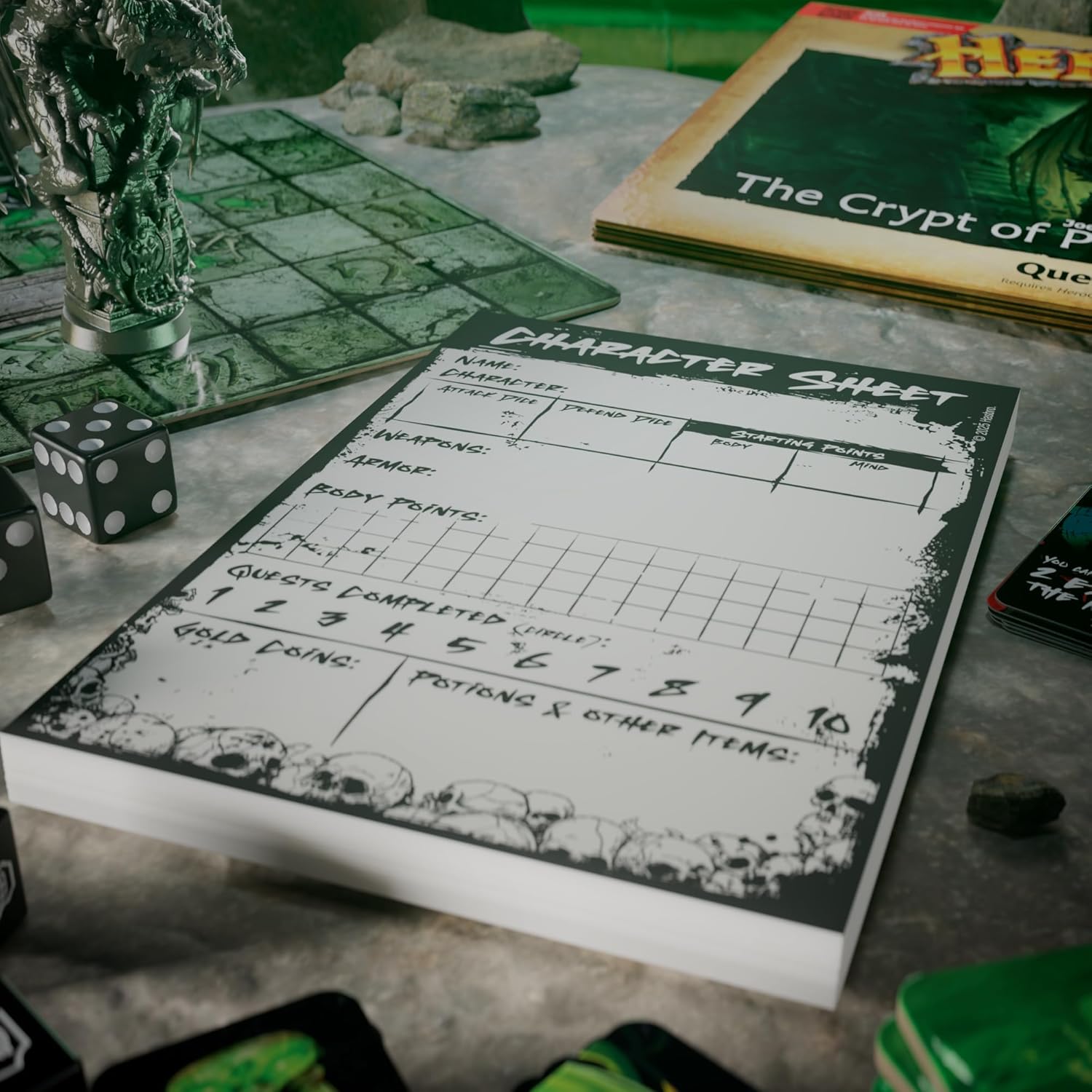 Avalon Hill HeroQuest Joe Manganiello’s The Crypt of Perpetual Darkness Quest Pack | Ages 14+ | 2 to 5 Players
