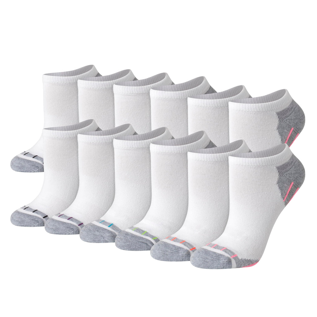 Hanes womens Hanes Women's 6-pair Lightweight Breathable Ventilation Ankle Socks