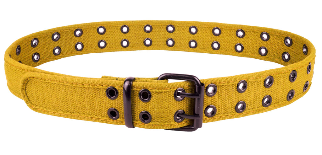 Gelante Canvas Double Grommet Hole Belt 12 Colors